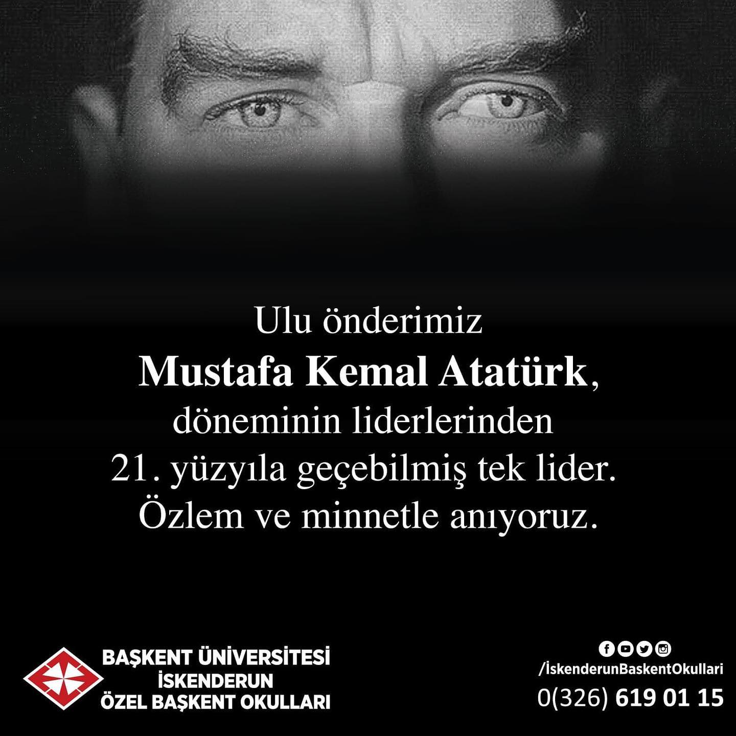 10 Kasım Atatürk'ü Anma Günü