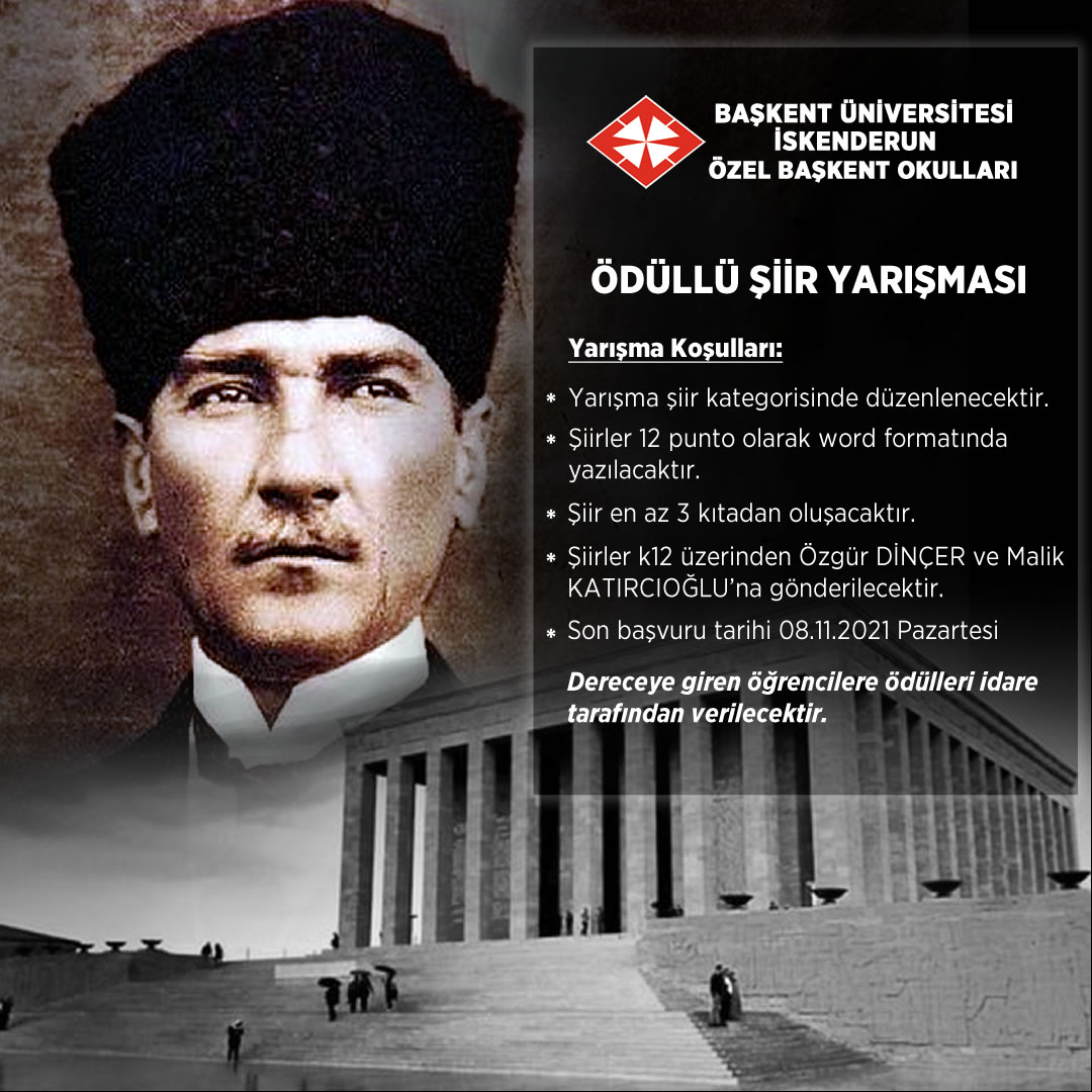 Atatürk Konulu Şiir Yarışması Sonuçları